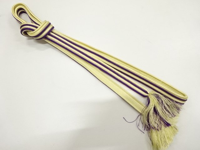 JAPANESE KIMONO / HAND-TIED OBIJIME